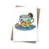 Teacup Aussie Beach Greeting Card