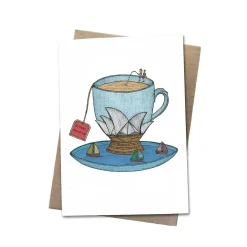 Teacup of Sydney Greeting Card