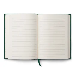 There Are Always Flowers Embroidered Fabric Journal