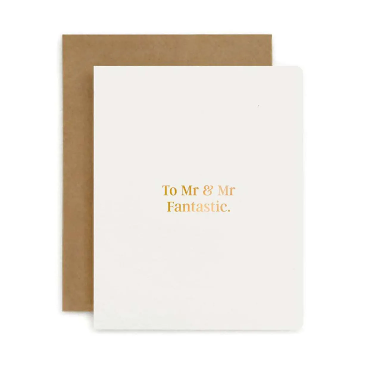 To Mr And Mr Fantastic Greeting Card