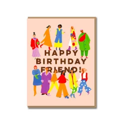Tomodachi Crew Birthday Card