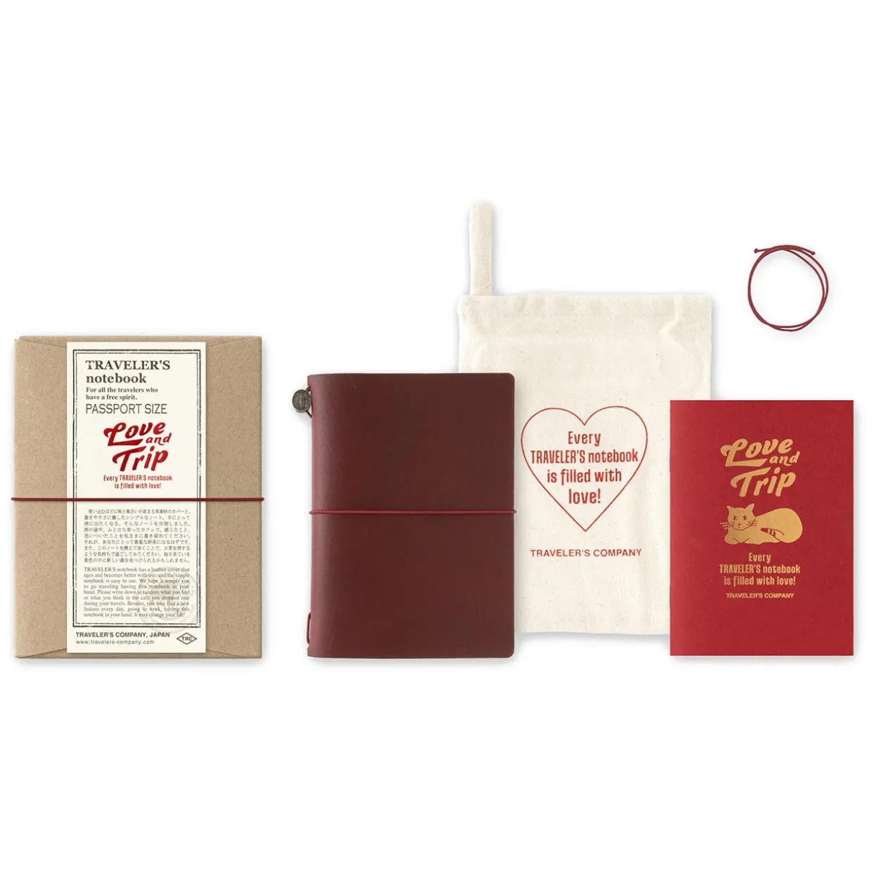 Traveler's Notebook Love and Trip Ltd Ed Starter Set Passport