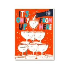 Up From Here Greeting Card