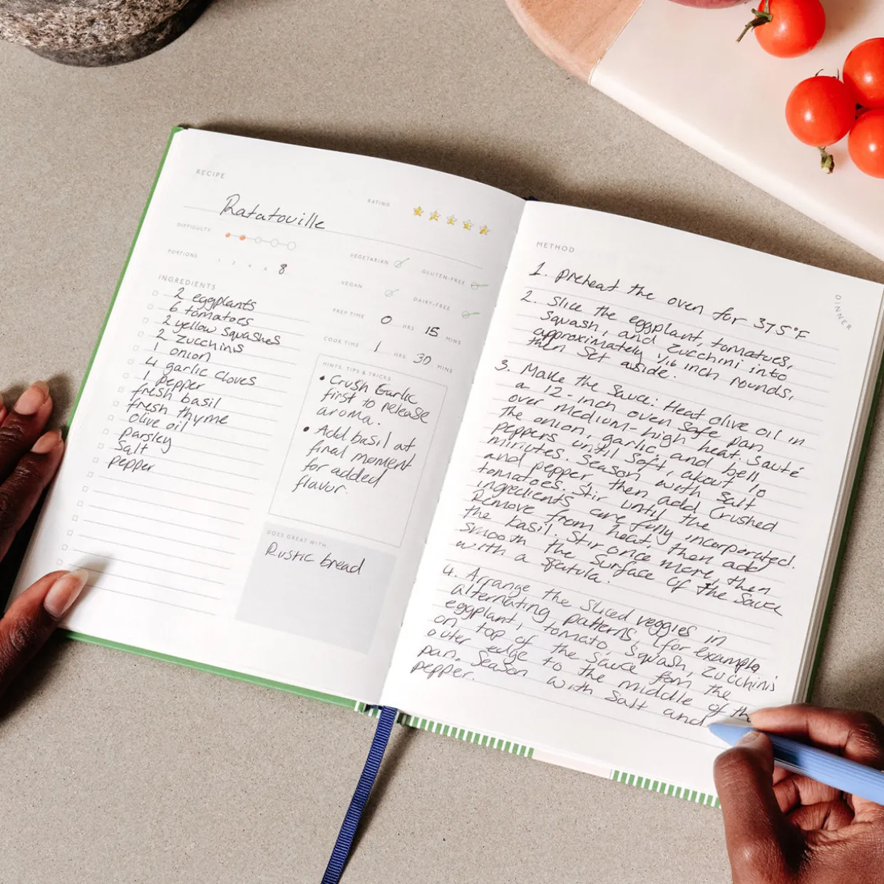 Vegetable Medley Recipe Journal
