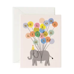 Welcome Elephant Greeting Card