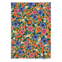 Wild Flowers Wrapping Sheet