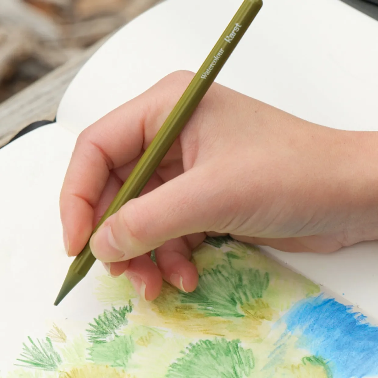 Woodless Watercolour Pencils Set of 24