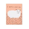 Wooly Love You Sheep Greeting Card