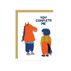 You Complete Me Greeting Card