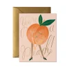 You're A Peach Greeting Card